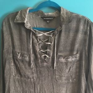 Charcoal Gray Long Sleeve Shirt